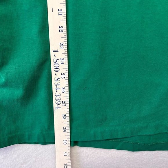 Vintage LAND'S END  Green T-Shirt Size XL men's, made in USA 100% cotton - Picture 9 of 16